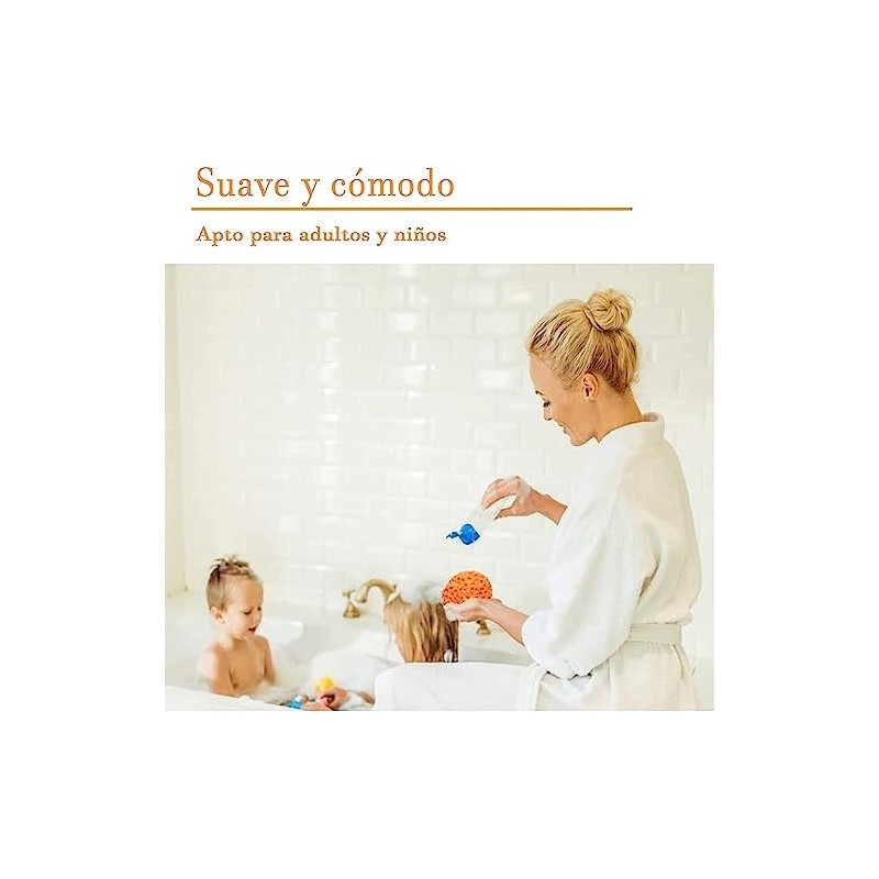 Kit de 2 Esponjas de Baño Naturales para en Forma