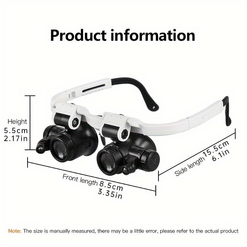 High Definition Optical Head Wearing Magnifying Glass, with 8x, 23x