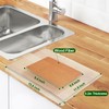 Acrylic Cutting Board with Wood Fiber Cutting Board Center, Food