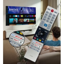Universal CT-8561 TV Remote Control Compatible with Toshiba RC42150P RC45151 RC45150 Smart 4K Ultra HD 43UK3163DG 50UK3163DG 55UK3163DG 65UK3163DG 43L3863DA 43V5863DA LEDs
