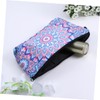 Mikinona Portable Makeup Bag with Mandala Flower Design Multi-Functional Travel