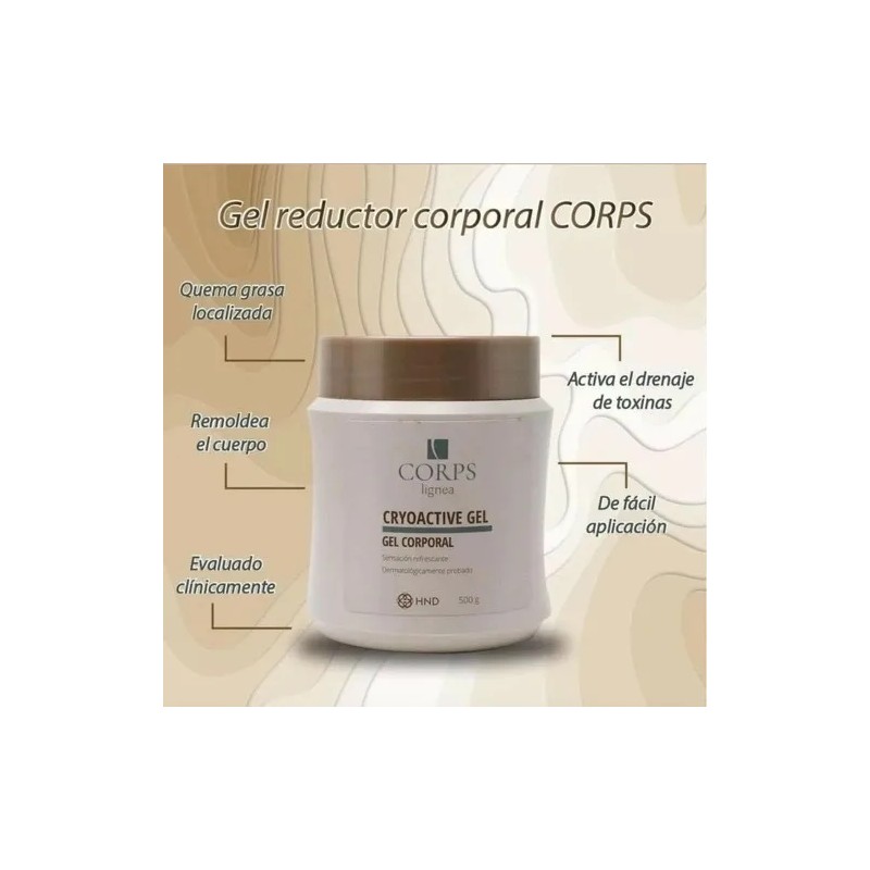 2 Gel Cryoactive Reductor Hinode + Mascarilla Facial Mentol
