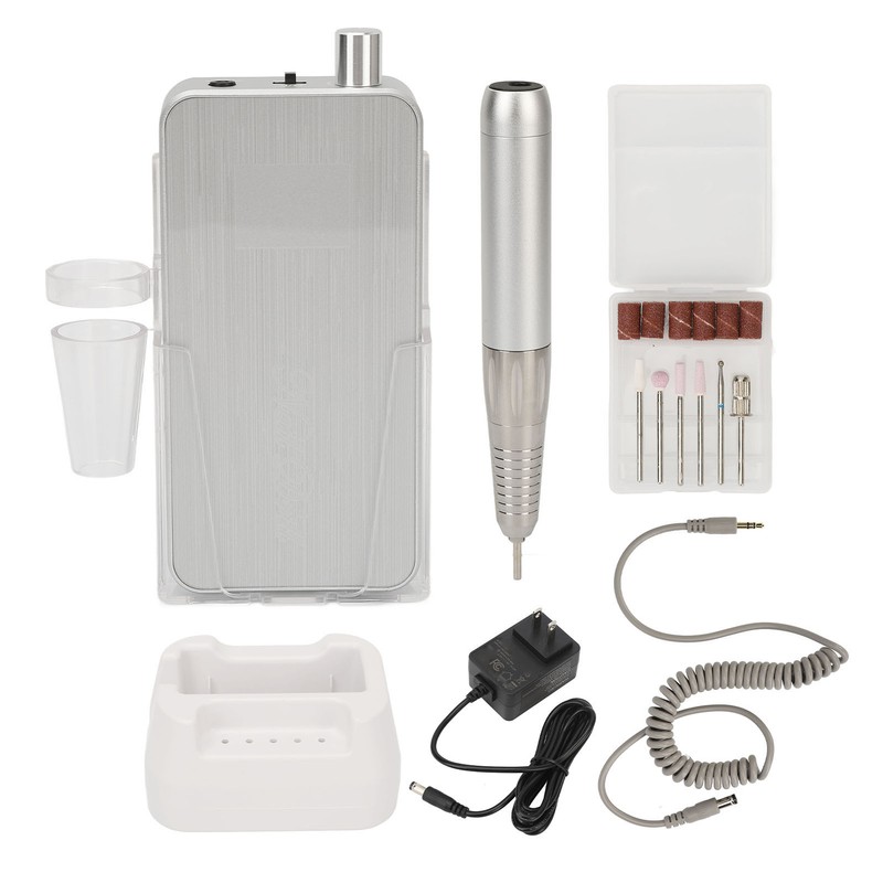35000rpm Manicure Pedicure Kit Electric Portable Rechargeable 2600mAh Battery Nail