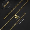 Momlovu Gold Initial Necklace for Women Girls -18K Gold Plated