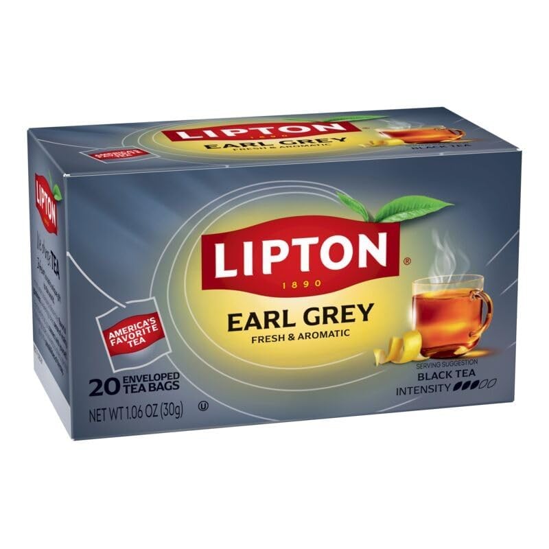 Lipton Earl Grey Tea Bags, Flavored Teabags, 120 Total Bags