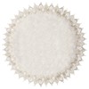 URROMA Linen Round Doily,90cm/35.43" Beige Table Cover Coffee Table Dustproof