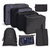 OSDUE Packing Cubes for Suitcase, 8PCS Thickening Travel Organiser Packing