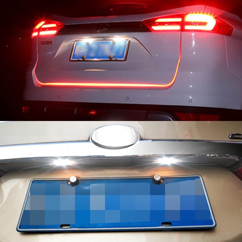 LED License Lamp License Plate Light 6 Row SMD License