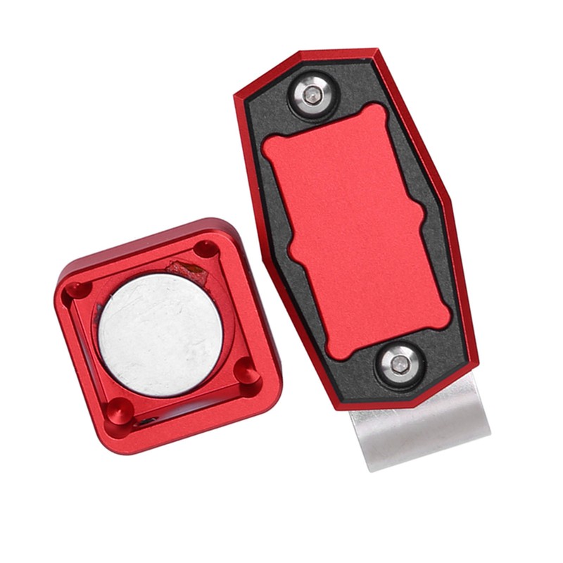 Mini Portable Magnetic Billiard Chalk Case Box with Fixed Clip