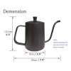 generic Tetera Vierte Hervidor De Café 600ml Hervidor Cuello Cisne