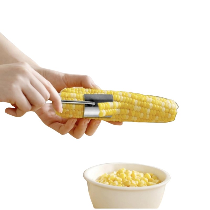 Corn Peeler, Corn on the Cob Remover, Fast and Safe,