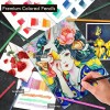 Set 180 Lápices De Dibujo De Colores Metálicos Grafito Kalou