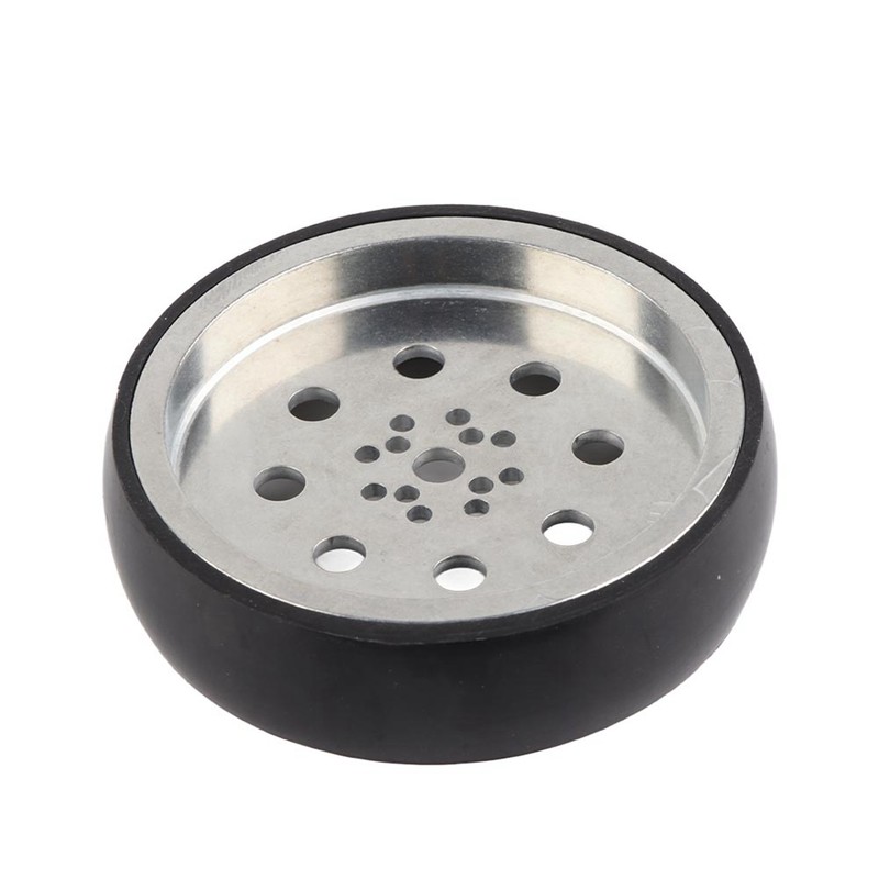 100mm Robot Wheel Metal with Neoprene Tire Industrial Robot Parts