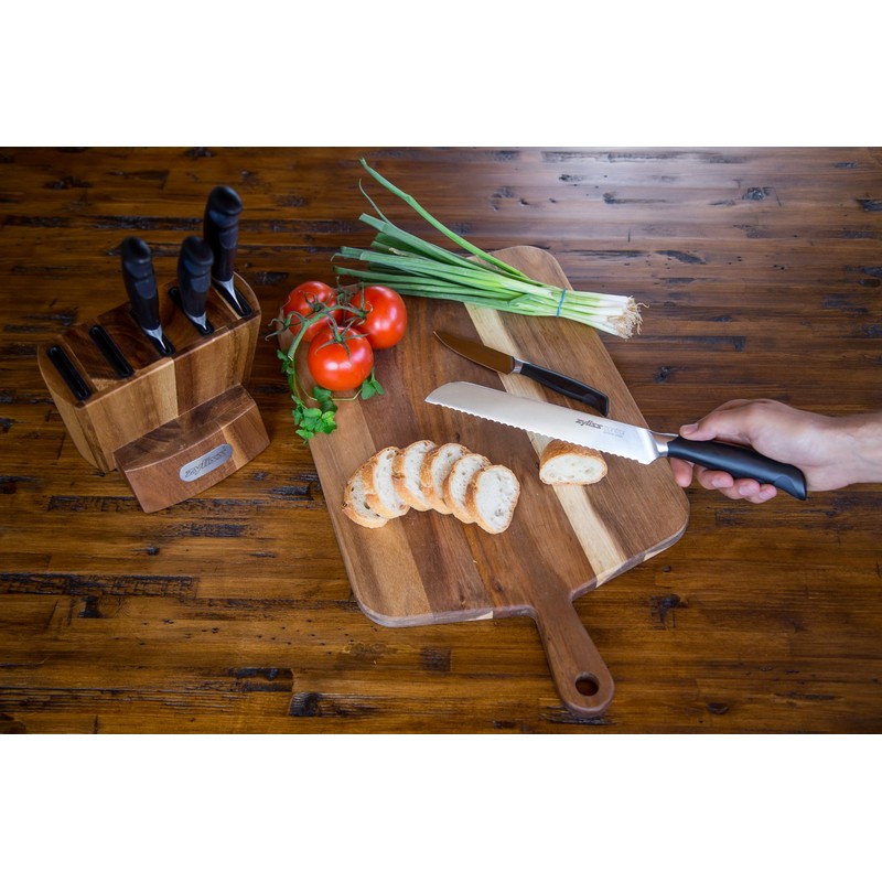 ZYLISS Control Wooden Knife Block - Kitchen Cutlery Storage -