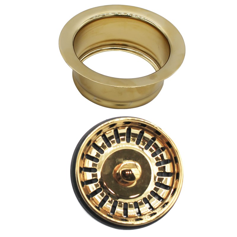 Westbrass D2089SEV-01 3-1/2" Kitchen Sink Waste Disposal Drain Flange and