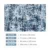 Lessymo Area Rug 9x12 Living Room, Washable Abstract Soft Carpet