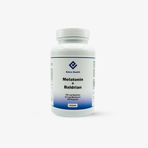 Enkra Health Enkra Health Melatonin + Baldrian Kapseln - 180