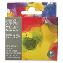 Winsor & Newton Acquerello professionale - Set di 6, colori floreali, 5 ml