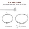 4PCS Premium Bike Brake Cable Set,Universal Standard Bicycle Brake Cable,