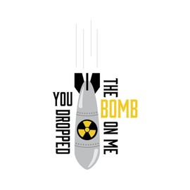 CafePress Dropped Bomb Throw Blanket Super Soft Fleece Plush Throw Blanket, 60"x50"