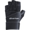 Silverton Herren Fitness-gewichtheberhandschuh Power Plus Handschuhe, Schwarz, L