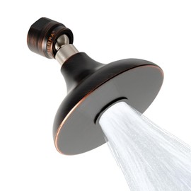 High Sierra Showerheads® - ‘Half Dome’ Solid Metal 1.8 GPM High Efficiency, Low Flow Shower Head with Limescale Resistant Insert - Oil Rubbed Bronze Finish