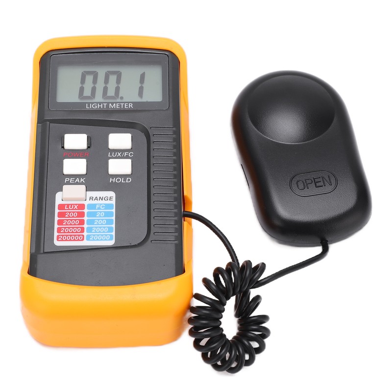 LX1330B Handheld Illuminance Meter Digital Light Meter Photometer 0.1 Lx~200000Lx