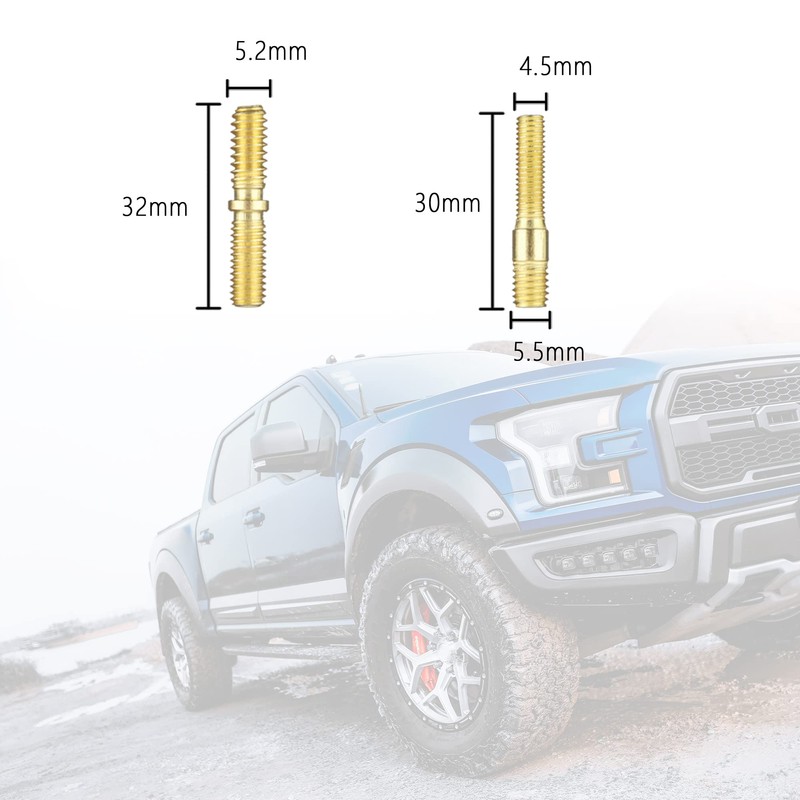 Junecarp 13 PCS Truck Antenna Adapter Accessories for Truck/Car Kit,11