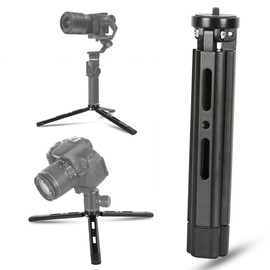 EaxanPic Aluminum Mini Tripod, Desktop Tabletop Stand Tripod for Zhiyun Smooth Q/4, Crane Plus/2,Weebill s, Ronin S/SC/RS2/RSC2, Osmo Mobile,Gimbal Handle Grip Stabilizer Tripod