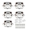 Volumoon 5Pcs Push Button Cabinet Latch Lock,Push Button Latch Lock,Cabinet