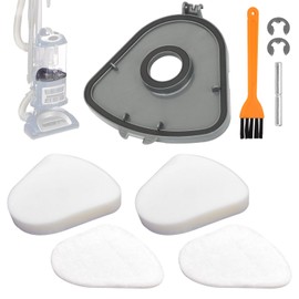 Vacuum Dust Bucket Cover W/Replacement Filter for Shark Navigator Lift Away V-acuum Models NV350 NV351 NV352 NV356E S2 NV360 NV355 NV356 NV357 NV358 NV353, Replace 115FFJ Vacuum Accessories