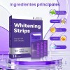 Tiras Blanqueadoras De Dientes Moradas - Sesión-14 Piezas