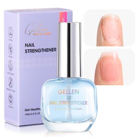 Gellen Nail Strengthener, 8-In-1 Pro Care Nail Repair Serum Hardener Growth for Thin Brittle Damaged Nails, Keratin Calcium Strengthens & Protects, Air Dry Ocean Scent