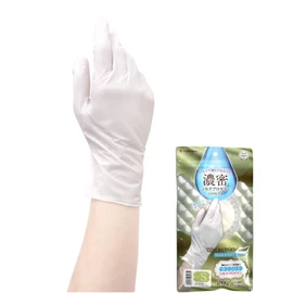 Fukutoku Sangyo Nitrile Gloves, Disposable Gloves, 20 Pieces, White, Powder Free, Powder Free, Ultra Thin, S, Rubber Gloves, Food Sanitation Act Compliant, Gentle on Your Hands, Anti-Slip