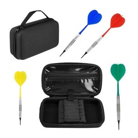 ZHYUAN 1 set of darts accessory bags, dart bag organiser, dart bag box, EVA dart bag, case darts case, dart bag, target dart bag, storage box for darts, dart case box, darts case, black, No
