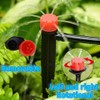 Watering Dripper Sprinkler, 100 Pieces Watering Sprinkler, Plastic Micro Flow