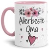 Tasse mit Spruch - Allerbeste Oma - Schöne Geschenkidee/zum Geburtstag
