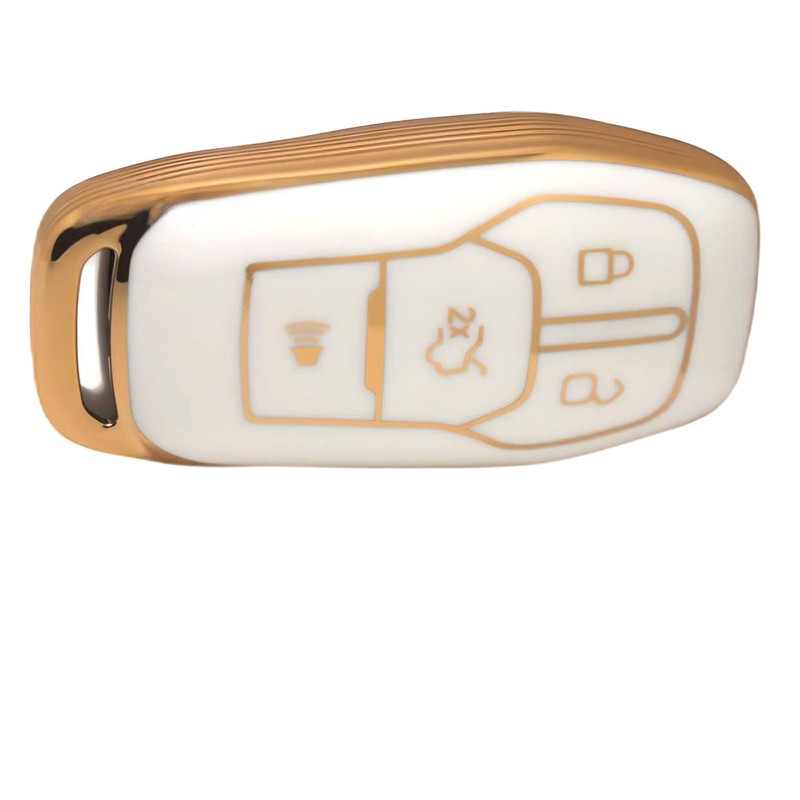 HEYEZQTY - Funda protectora de 4 botones sin llave para