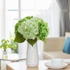 4 Pcs Hydrangea Artificial Flowers, Latex Real Touch Hydrangeas Lifelike