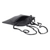 Neck purse pouche LEAS, Genuine Leather, black - ''LEAS Travel-Line''