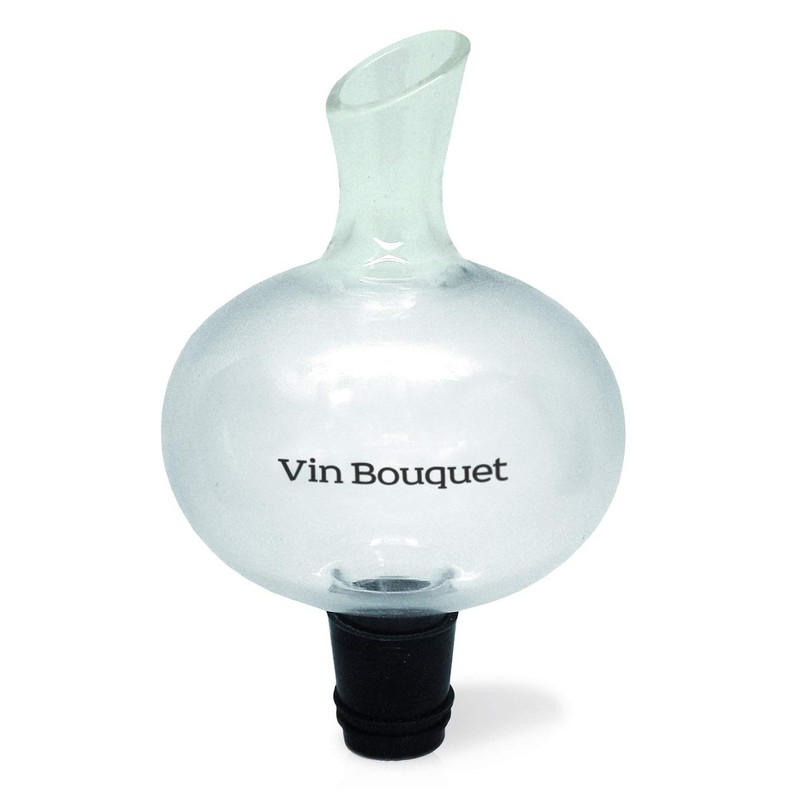 VB VIN BOUQUET Decanter and Vacuum Stopper Wine Set, Crystal,