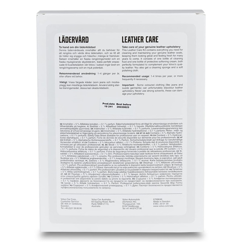 Volvo Genuine Leather Car Kit #31375177