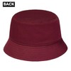 Portugal Bucket Hat - Traditional Portugese Crest Burgandy Heavy Duty