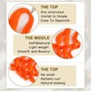 French Curl Braiding Hair 12 Inch 8 Packs Orange