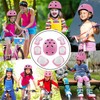 MORNWELL Conjuntos de Patinajes NiñOs,Protecciones Patines en Linea Infantiles,con Casco