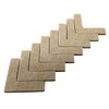 Shepherd Hardware 9816 1-1/2-Inch Heavy Duty Self-Adhesive Felt Corner Furniture