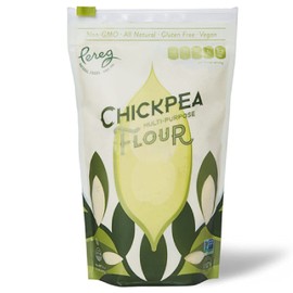 Pereg Chickpea Flour (16 Oz) - Multipurpose Flour - Naturally Gluten Free - Non GMO - For Cooking, Baking, Coating & Thickening - Ground Gram Flour Chana Besan