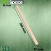 ToolSpace 25 x Wooden Paint Stirrers 300 mm Stirrers for