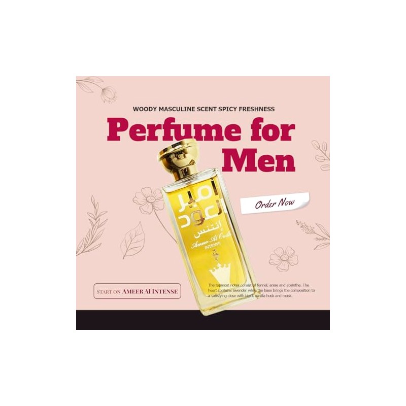 META-BOSEM Ameer AI Oud for Men Cologne Classic Fragrance, Eau