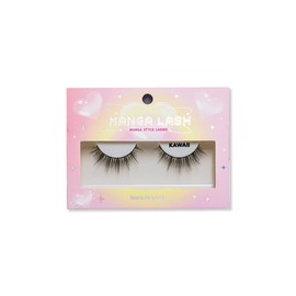 KARA BEAUTY MANGA LASHES Manga Style False Eyelashes KAWAII - Faux Spiky Anime Lash with Natural Dimension - Lightweight Flexible Band Strip Lashes for Anime Cosplay